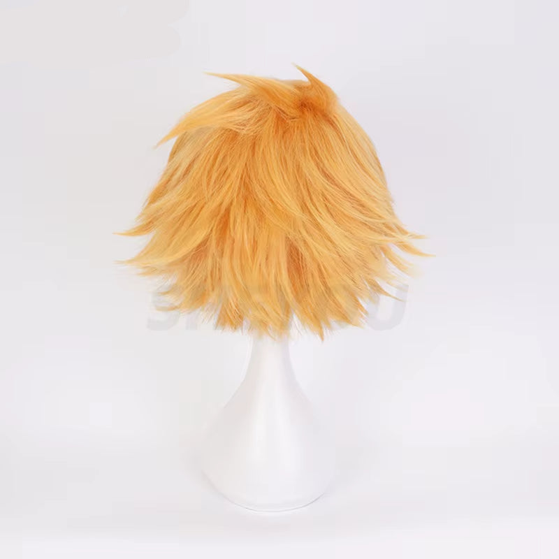 Anime Kaminari Denki Cosplay Wig Boku No Hero Academia Heat Resistant Hair Synthetic Cosplay Wigs + Wig Cap