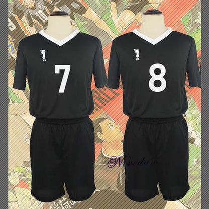 Inarizaki High School Miya Atsumu Cosplay Costume Black Suit Uniform Anime Volleyball Jersey Sportswear