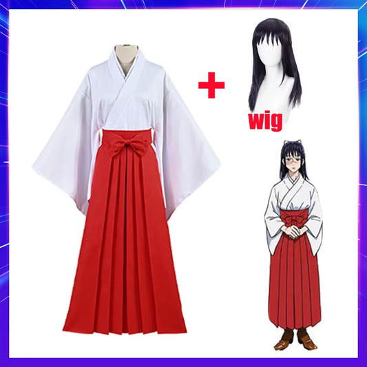 Iori Utahime Cosplay Jujutsu Kaisen Costume + Wig