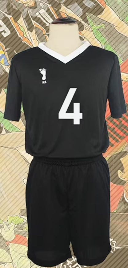 Inarizaki High School Miya Atsumu Cosplay Costume Black Suit Uniform Anime Volleyball Jersey Sportswear