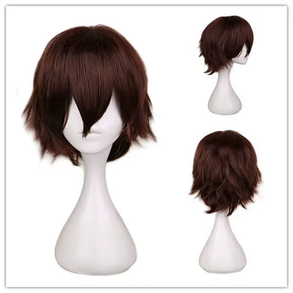 Dazai Osamu Cosplay Bungo Stray Dogs Anime Costume + Wig