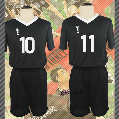 Inarizaki High School Miya Atsumu Cosplay Costume Black Suit Uniform Anime Volleyball Jersey Sportswear