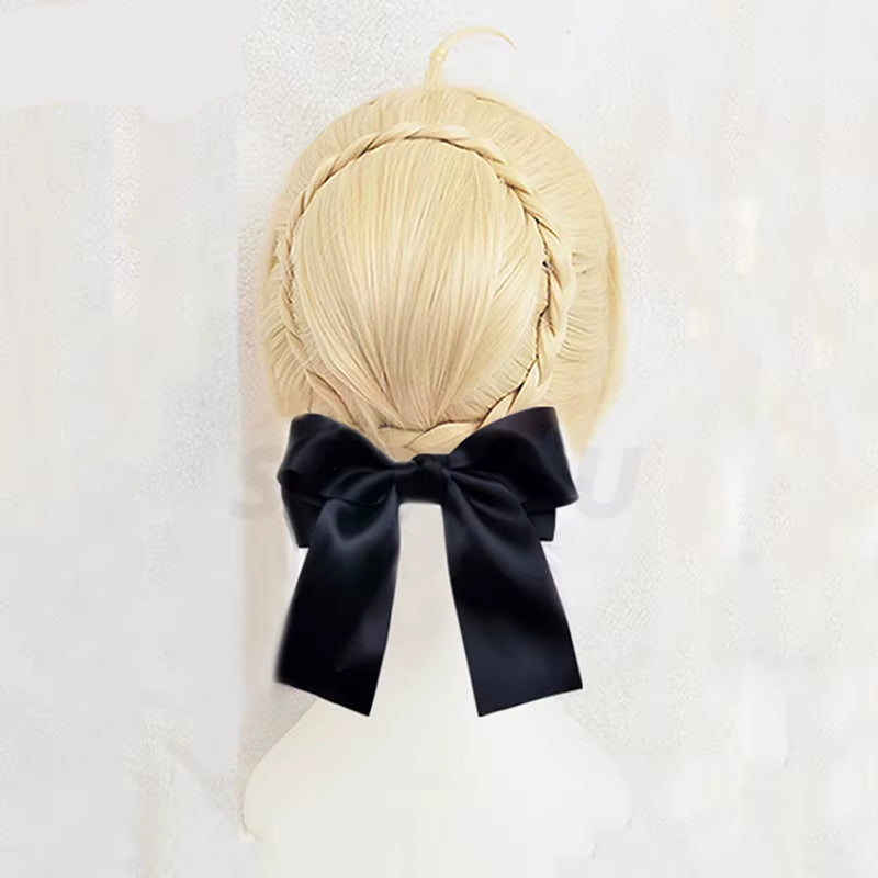 Alter Saber Cosplay Fate Stay Night Anime Wig 