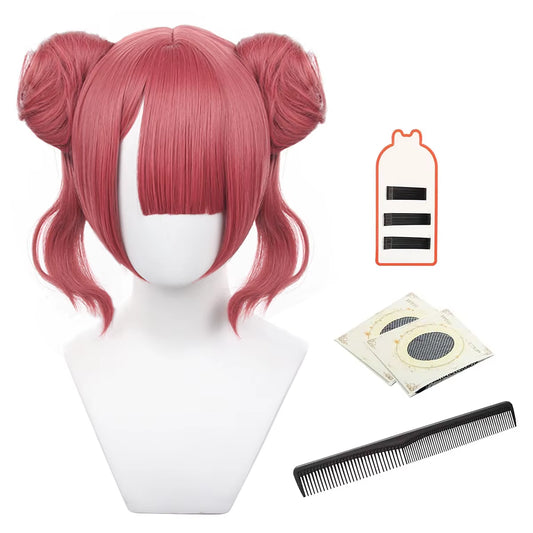 Blue Lock Manga Anime Anri Teieri Cosplay Wig Cute Style Rose Net Synthetic Fiber Adjustable Size Dress up Party