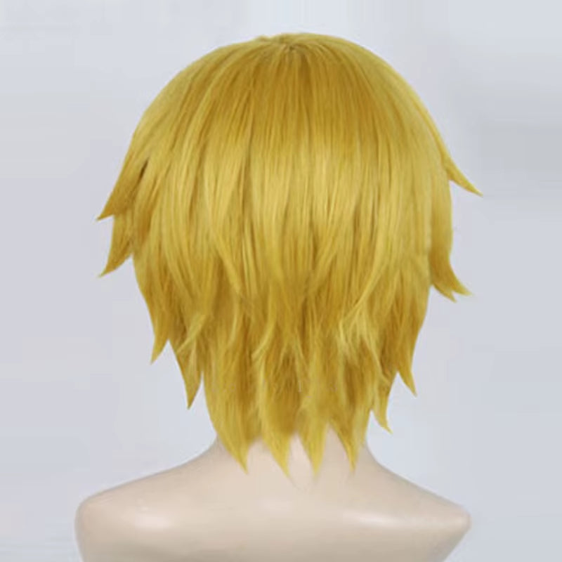 One Piece Anime Sanji Cosplay Wig 