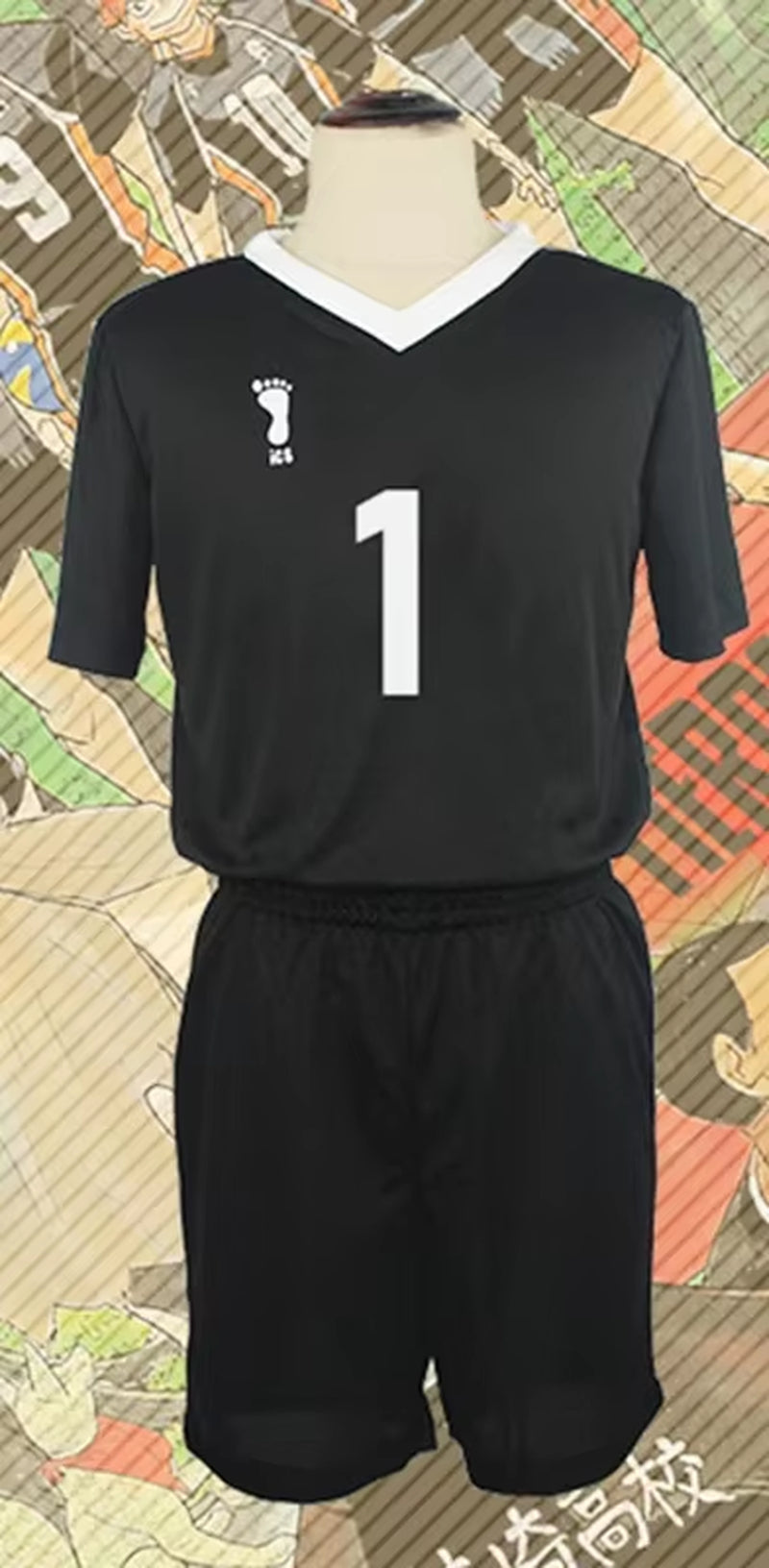 Inarizaki High School Miya Atsumu Cosplay Costume Black Suit Uniform Anime Volleyball Jersey Sportswear