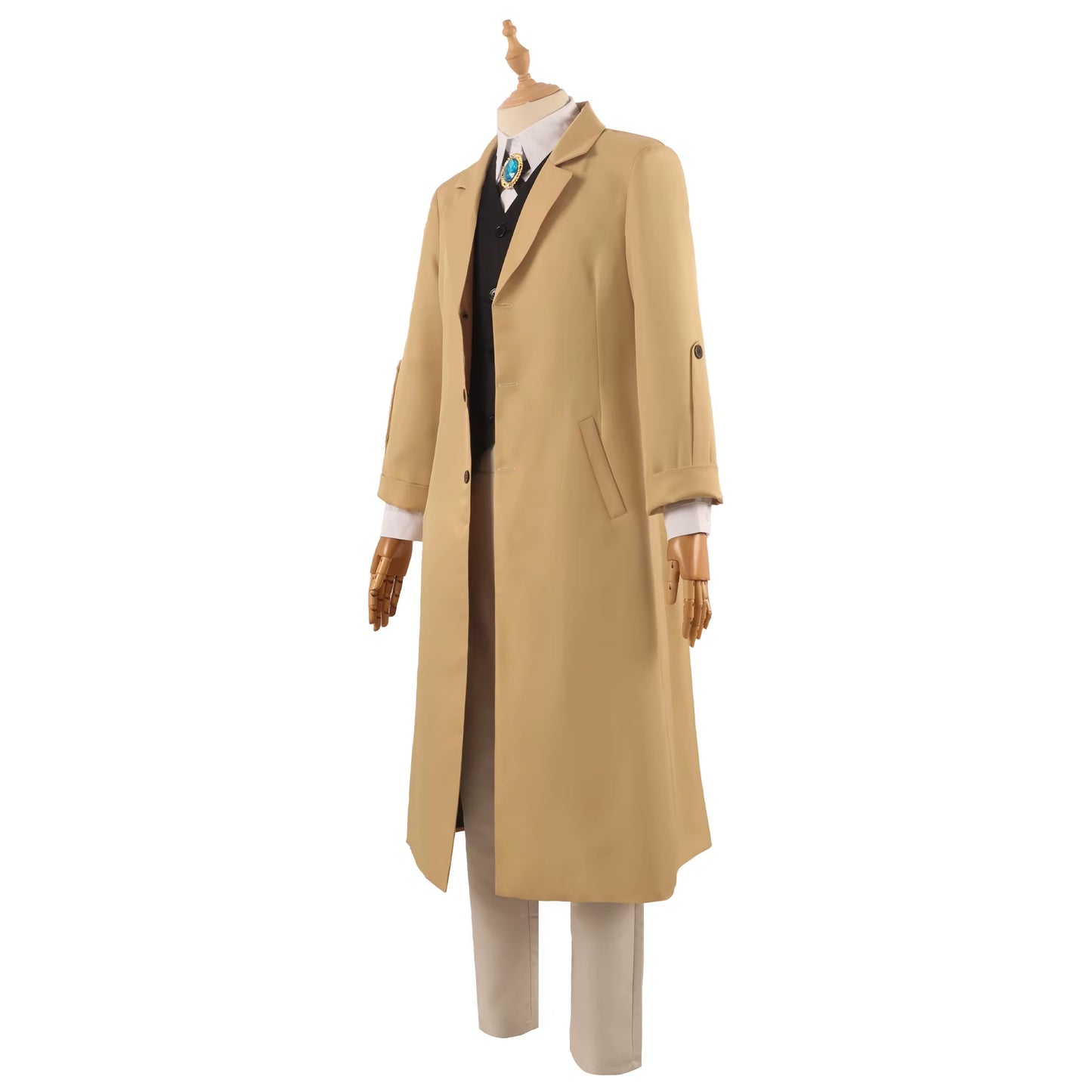 Dazai Osamu Cosplay Bungo Stray Dogs Anime Costume + Wig