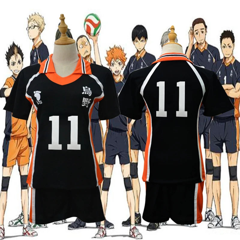 13 Styles Anime Haikyuu Cosplay Costume Karasuno High School Volleyball Club Hinata Shyouyou Sportswear Jerseys Uniform Set