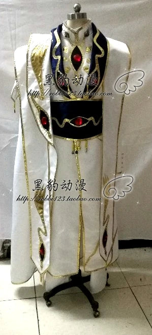 Lelouch Lamperouge Emperor Cosplay Code Geass Anime Costume 