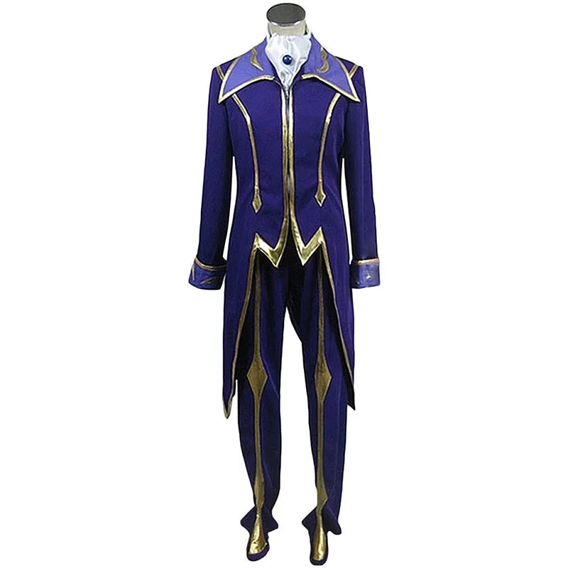 Lelouch Lamperouge Cosplay  Code Geass Anime Costume 