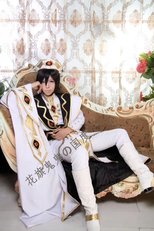 Lelouch Lamperouge Emperor Cosplay Code Geass Anime Costume 