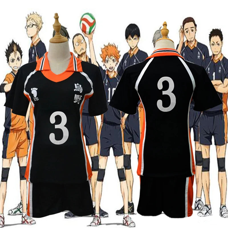 13 Styles Anime Haikyuu Cosplay Costume Karasuno High School Volleyball Club Hinata Shyouyou Sportswear Jerseys Uniform Set