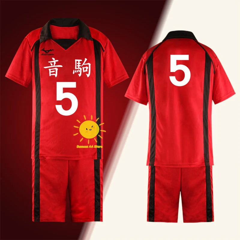 Haikyuu Cosplay Nekoma High School Team Uniform Number 1 / 3 / 5 / 11