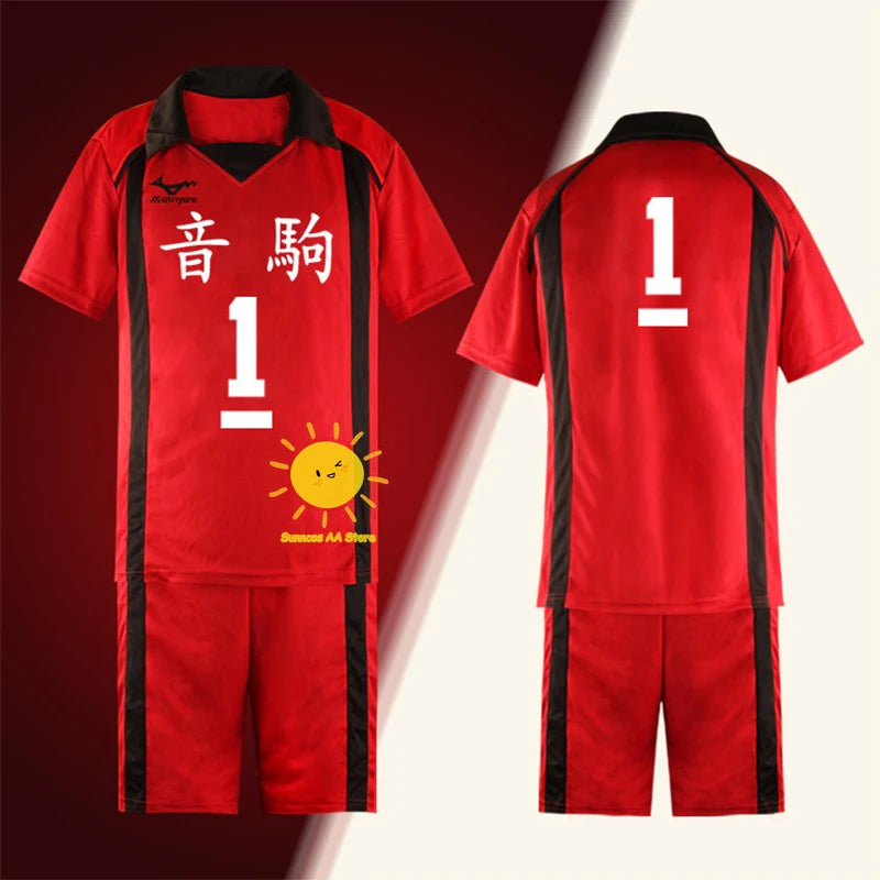 Haikyuu Cosplay Nekoma High School Team Uniform Number 1 / 3 / 5 / 11