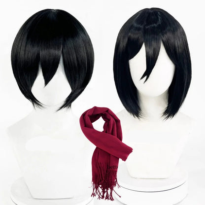 Ackerman Mikasa Cosplay Attack on Titan Anime Wig