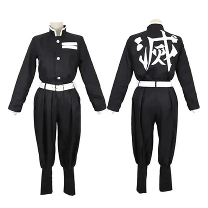 Anime Demon Slayer Kimetsu No Yaiba Agatsuma Zenitsu Costume Cosplay Donna Kimono Uniforme Halloween Christmas Party Clothes