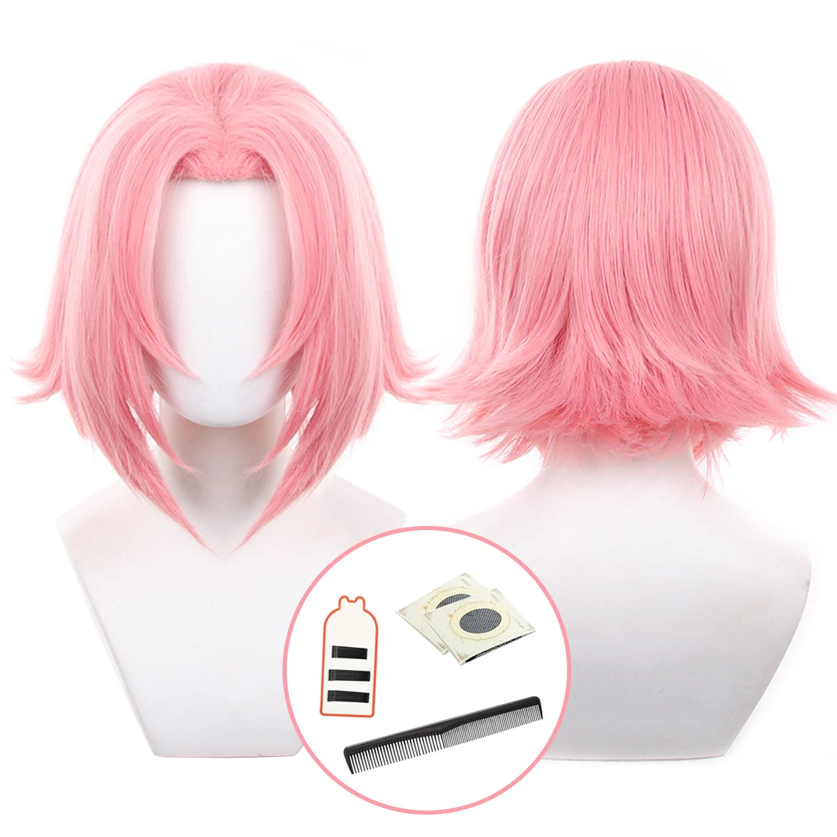 Sakura Haruno Cosplay Naruto Anime Wig