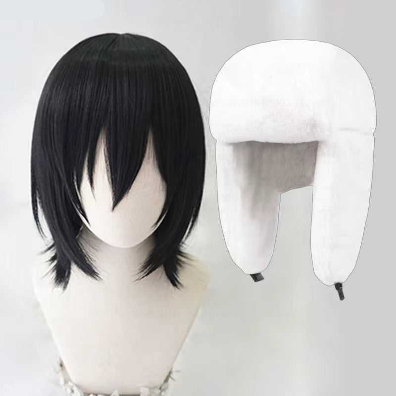 Fyodor Dostoevsky Cosplay Wig Bungo Stray Dogs Fyodor Wig Heat Resistant Synthetic Hair Perucas Anime Cosplay Wigs + Wig Cap